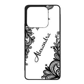 kérd a neveddel csipkés csajos Xiaomi Redmi Note 14 4G tok