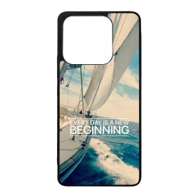 Minden nap egy új kezdet vitorlás tenger nyár Xiaomi Redmi Note 14 4G tok