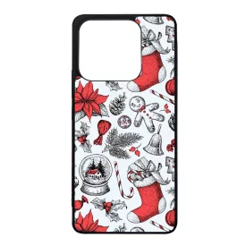 téli karácsonyi mintás textúra Xiaomi Redmi Note 14 4G tok