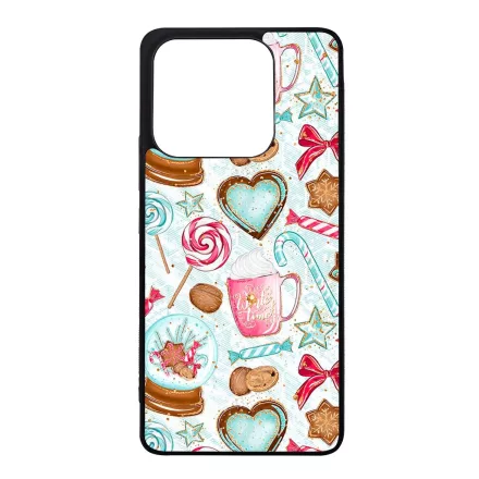 téli karácsonyi csajos mintás Xiaomi Redmi Note 14 4G tok