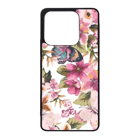 pillangós lepkés virág mintás Xiaomi Redmi Note 14 4G tok