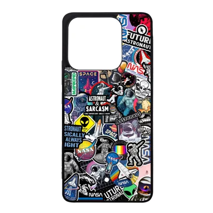 NASA matricabomba astronaut űrhajós stickerbomb Xiaomi Redmi Note 14 4G tok