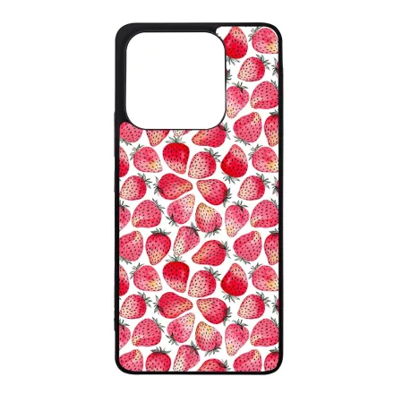 Strawberry BOOM - Eper mintás Xiaomi Redmi Note 14 4G tok