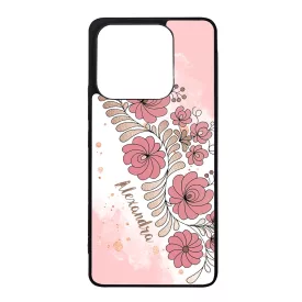 Kérd a neveddel - RoseGold Matyó magyar mintás hungarian folk Xiaomi Redmi Note 14 4G tok