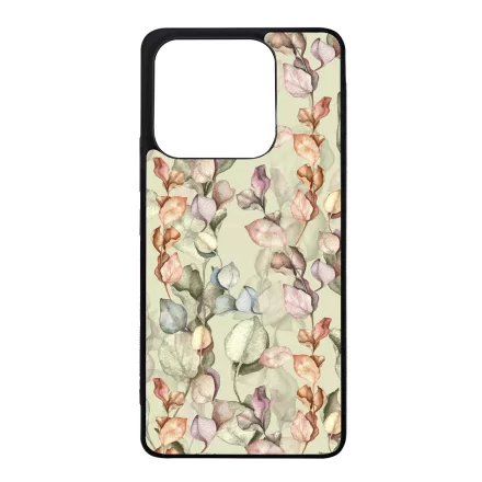 Vintage Ősz virág mintás Xiaomi Redmi Note 14 4G tok