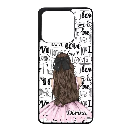 Kérd a Neveddel - LOVE Girl szerelem valentin napi Xiaomi Redmi Note 14 4G tok