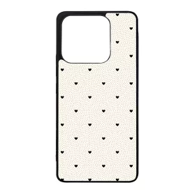 Elegáns szívecskés - CREAM - szives csajos Xiaomi Redmi Note 14 4G tok