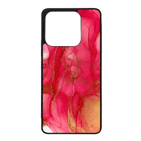 Carmen Gold marvany mintas arany piros Xiaomi Redmi Note 14 4G tok