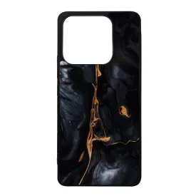 Black Gold marvanyos marvany mintas hatás Xiaomi Redmi Note 14 4G tok