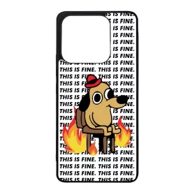This is fine DOG kutyas meme Xiaomi Redmi Note 14 4G tok