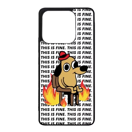 This is fine DOG kutyas meme Xiaomi Redmi Note 14 4G tok