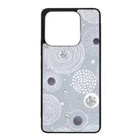 Gyönyörűséges Ezüstös téli mintás Xiaomi Redmi Note 14 4G tok