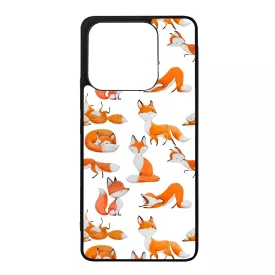 Rajzolt Róka mintás Xiaomi Redmi Note 14 4G tok