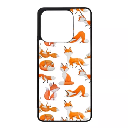 Rajzolt Róka mintás Xiaomi Redmi Note 14 4G tok