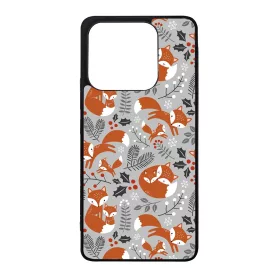 Szépséges téli róka mintás Xiaomi Redmi Note 14 4G tok