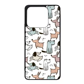 Tündéri rajzolt kutya mintás Xiaomi Redmi Note 14 4G tok