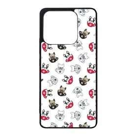 Cuki kávé és kutya mintás Xiaomi Redmi Note 14 4G tok