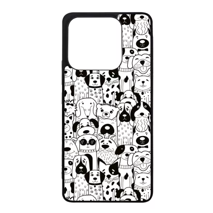 Aranyos kutya mintás Xiaomi Redmi Note 14 4G tok