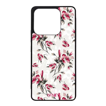 Csodaszép piros virágzás Xiaomi Redmi Note 14 4G tok