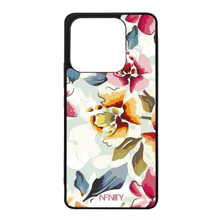 Kedves és vidám tavaszi virágok Xiaomi Redmi Note 14 4G tok