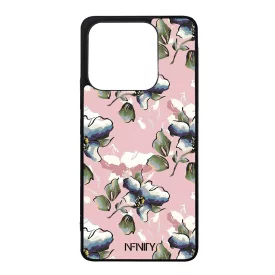 Rózsaszín tavaszi virágok Xiaomi Redmi Note 14 4G tok