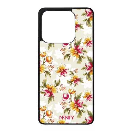 Vidám tavaszi virágok Xiaomi Redmi Note 14 4G tok