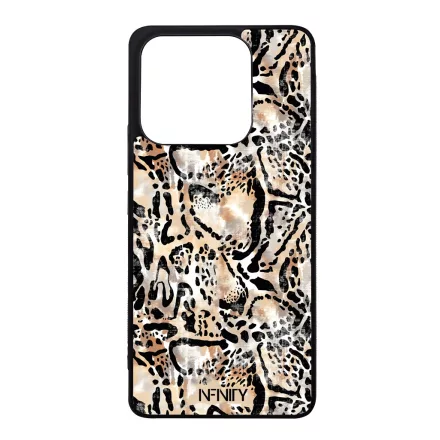 Különleges leopárd mintás Xiaomi Redmi Note 14 4G tok