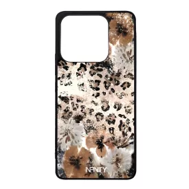 Leopárdos virágok Xiaomi Redmi Note 14 4G tok