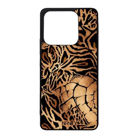 Aranyló Afrika állat mintás Xiaomi Redmi Note 14 4G tok