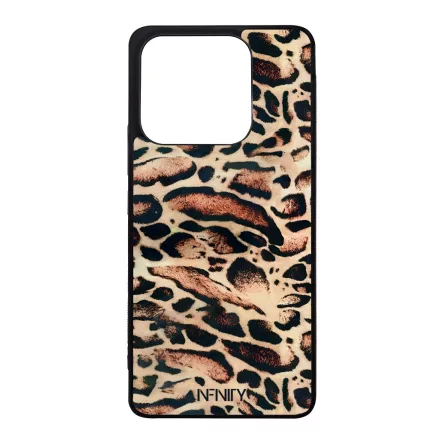 Gyönyörű leopárd mintás Xiaomi Redmi Note 14 4G tok