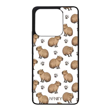 Capybara és a talpnyom Xiaomi Redmi Note 14 4G tok
