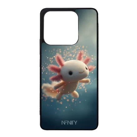Tündéri plüss hatású Axolotl Xiaomi Redmi Note 14 4G tok
