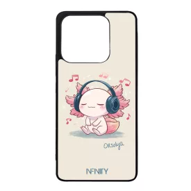 Névvel kérhető - Music Axolotl Xiaomi Redmi Note 14 4G tok