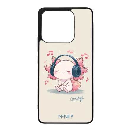 Névvel kérhető - Music Axolotl Xiaomi Redmi Note 14 4G tok