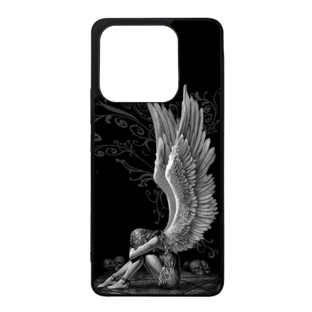 angyal angyalos fekete bukott Xiaomi Redmi Note 14 5G tok