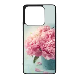 virágos tavaszi vintage rózsaszín rózsás Xiaomi Redmi Note 14 5G tok