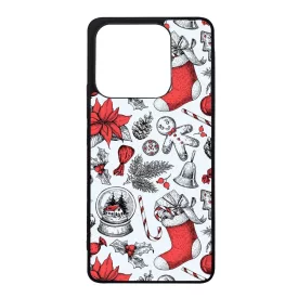 téli karácsonyi mintás textúra Xiaomi Redmi Note 14 5G tok