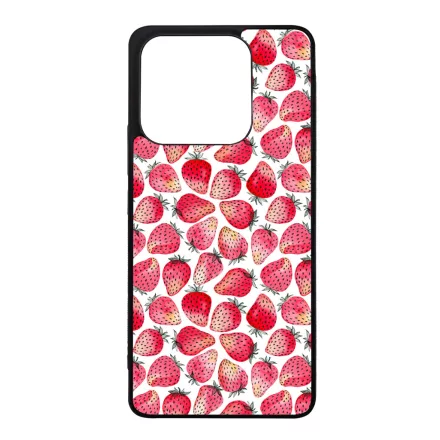 Strawberry BOOM - Eper mintás Xiaomi Redmi Note 14 5G tok