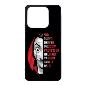 Mask - the Names - A Nagy Pénzrablás - la casa de papel Xiaomi Redmi Note 14 5G tok