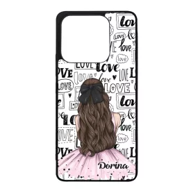 Kérd a Neveddel - LOVE Girl szerelem valentin napi Xiaomi Redmi Note 14 5G tok