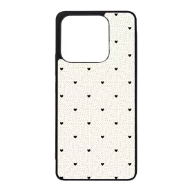 Elegáns szívecskés - CREAM - szives csajos Xiaomi Redmi Note 14 5G tok