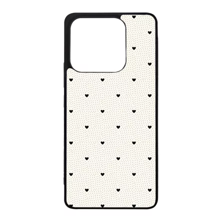 Elegáns szívecskés - CREAM - szives csajos Xiaomi Redmi Note 14 5G tok