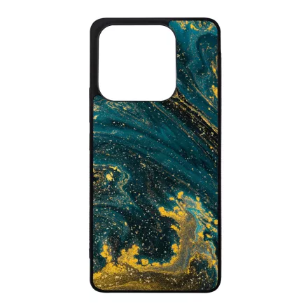 Luxury Blue Aranylo marvany Xiaomi Redmi Note 14 5G tok