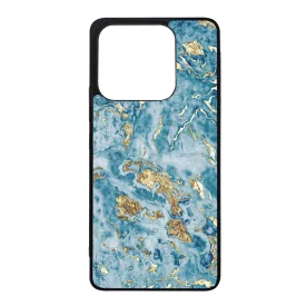 Blue Gold marvanyos marvany mintas Xiaomi Redmi Note 14 5G tok