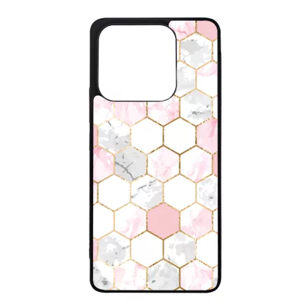 Geometric Rose Gold marvanyos marvany mintas Xiaomi Redmi Note 14 5G tok