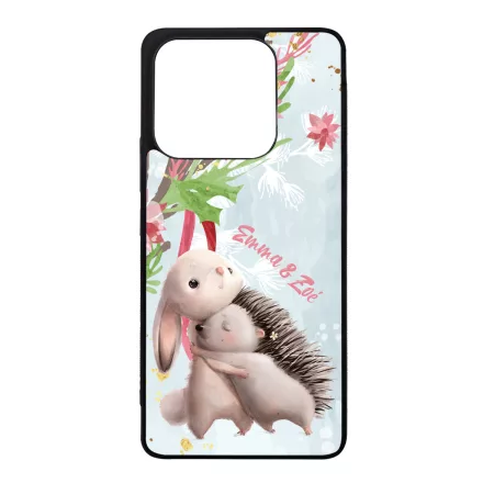 Nyuszi és Süni - Téli mintás Xiaomi Redmi Note 14 5G tok