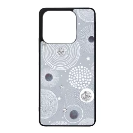 Gyönyörűséges Ezüstös téli mintás Xiaomi Redmi Note 14 5G tok