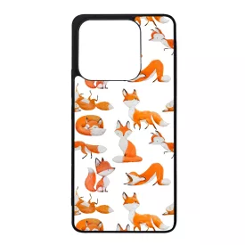 Rajzolt Róka mintás Xiaomi Redmi Note 14 5G tok