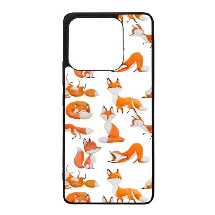 Rajzolt Róka mintás Xiaomi Redmi Note 14 5G tok