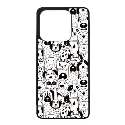 Aranyos kutya mintás Xiaomi Redmi Note 14 5G tok